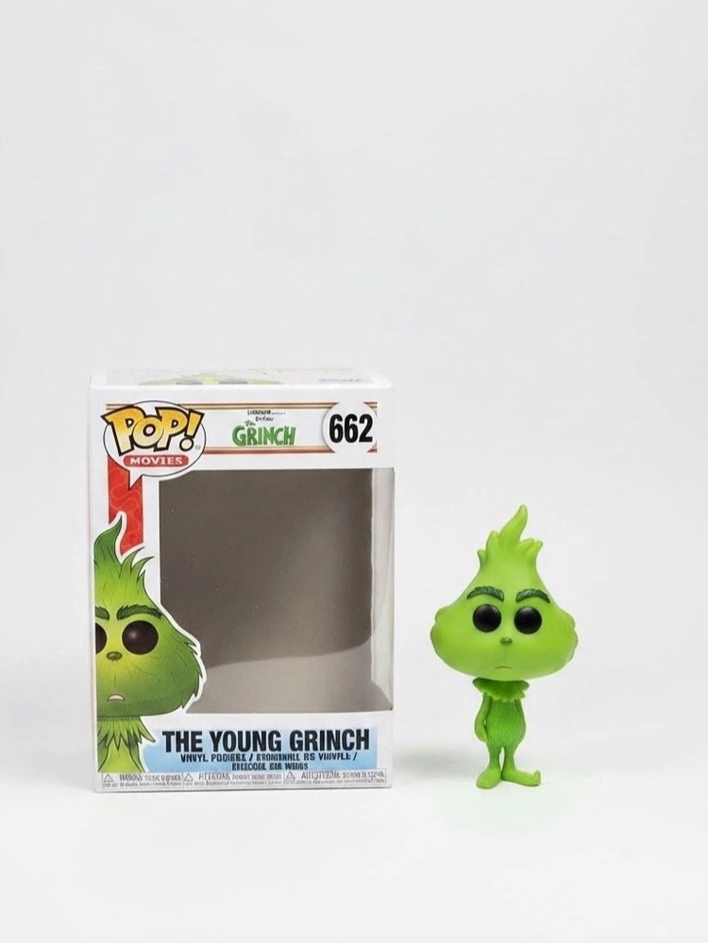 Funko The Young Grinch #662 Green Figure box included plastic insert not include